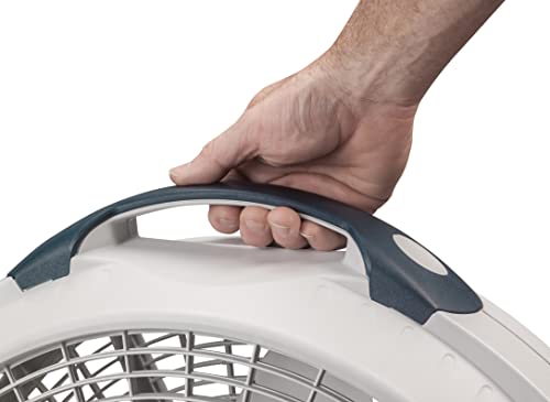 Lasko 3300 Wind Machine Air Circulator Floor Fan, 3 Speeds, Pivoting Head for Large Spaces, 20", White