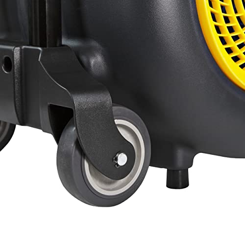 Comfort Zone CZBC101T-EU 1HP/6.9AMP, High Velocity Air Mover Carpet Dryer with Timer and Adjustable Angles, 3-Speed, Dries Wet & Damp Spaces, Basement Floors, Fresh Paint, Carpets, 1900CFM,