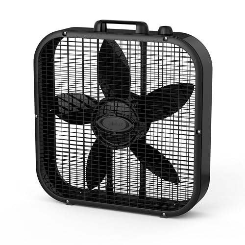 Lasko B20401 20" Black Dècor Colors Box Fan