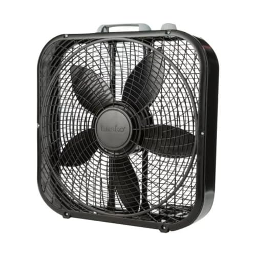 Lasko B20301 Cool Colors 20" Box Fan, Black