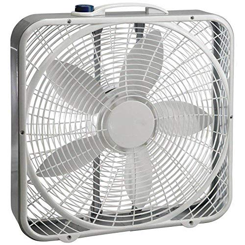 Lasko 3733-2 20" Energy Efficient Basic Box Fan w/3 Speeds & Easy Carry Handle (2 Pack)