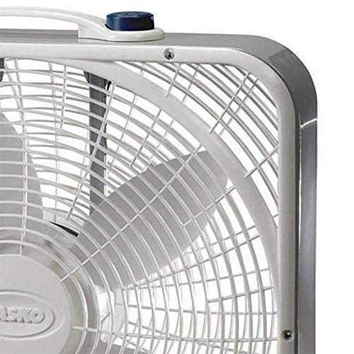 Lasko 3733-2 20" Energy Efficient Basic Box Fan w/3 Speeds & Easy Carry Handle (2 Pack)