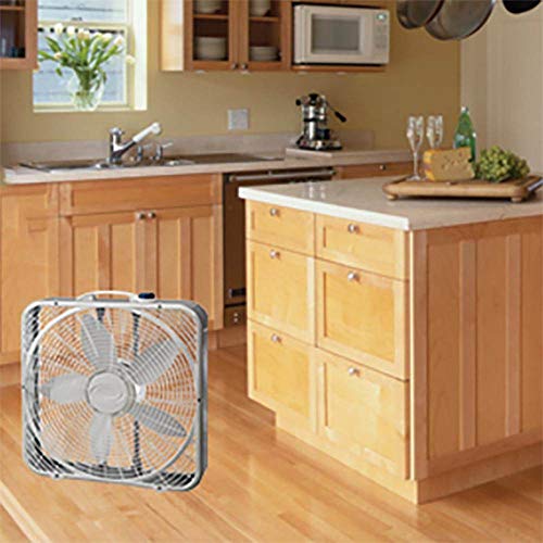 Lasko 3733-2 20" Energy Efficient Basic Box Fan w/3 Speeds & Easy Carry Handle (2 Pack)