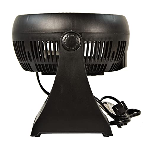 Comfort Zone CZHV8T Table Fan, 8 inch, 3 Speed, Personal Fan, Electric, Wall Mountable, 180 Degree Adjustable Tilt, Tabletop Fan, Desk Fan, Airflow 7.91 ft/sec, Ideal for Home, Bedroom & Office