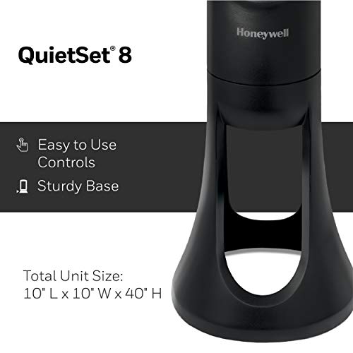 Honeywell HYF290B QuietSet Whole Room Tower Fan-Black