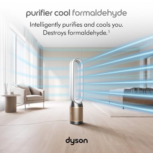 Dyson Purifier Cool Formaldehyde™ TP09 Air Purifier and Fan - White/Gold Large