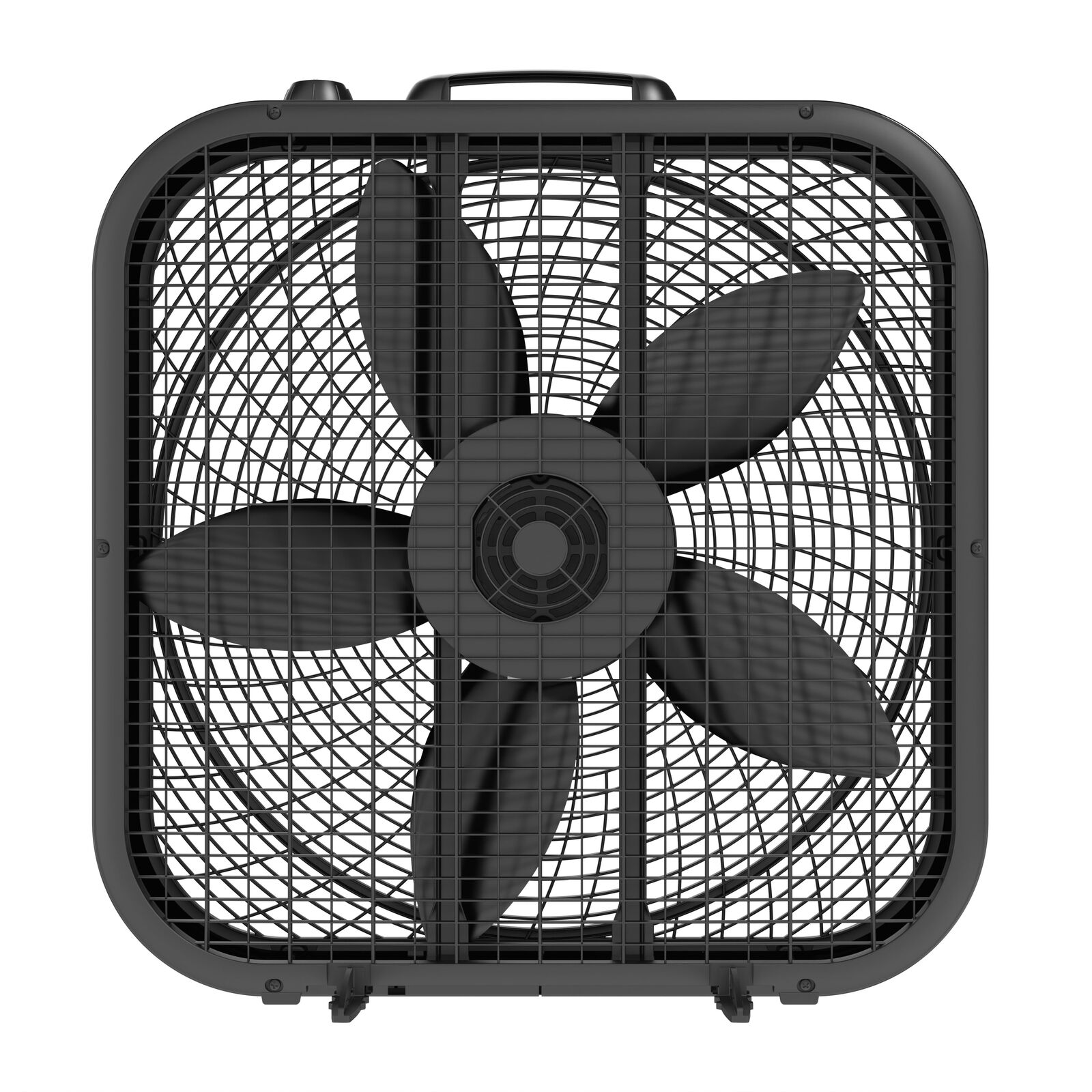 Lasko B20301 Cool Colors 20" Weather Resistant Box Fan, with 3-Speeds, Black