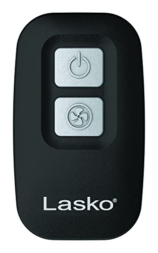 Lasko S18440 Oscillating Pedestal Fan, Adjustable Height, Remote Control, 4 Speeds, for Bedroom, Living Room, Home Office and College Dorm Room, 18", Black