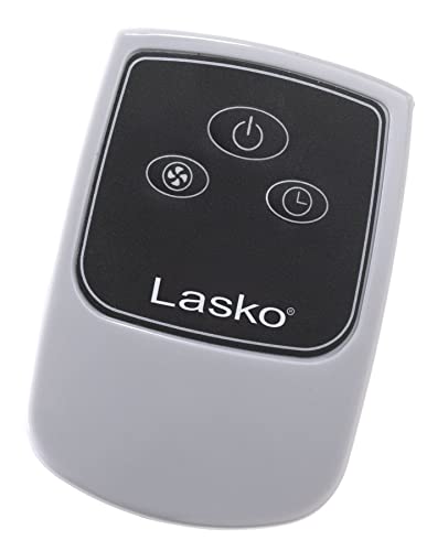 Lasko 1646 Oscillating Adjustable Pedestal Stand Fan with Timer and Remote for Indoor, Bedroom, Living Room, Home Office & College Dorm Use, 16 Inch, White