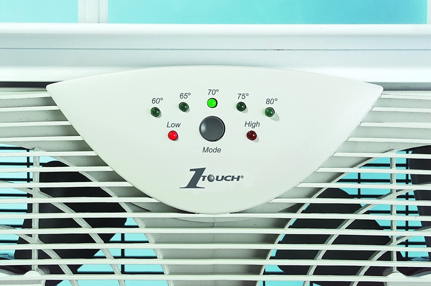 Holmes Dual 8" Blade Twin Window Fan with LED Thermostat Control CUSTOM BUG NET