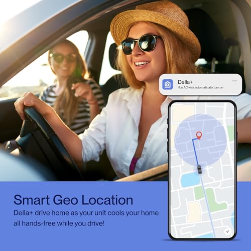 DELLA ‎27K+T9912_2 Mini Split Air Conditioner ODU Tri 3 Zone 27K BTU (9K 9K 12K BTU) 19 SEER2 208-230V Works with Alexa, Cools Up to 1350 Sq.Ft, Wifi Energy Efficient Multi Zone Pre-Charged Heat Pump Full Set