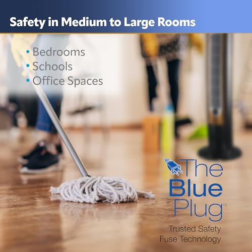 Lasko T42950 Oscillating Tower Fan, Remote Control, Ionizer, 3 Speeds, Timer, for Bedroom, Office, Kitchen 42", Black