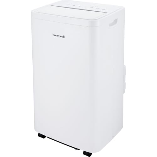 Honeywell HW2CESAWW9 12,000 BTU Portable Air Conditioner for Bedroom, Living Room, Office, Kitchen, 115V, Cools Up to 550 Sq. Ft. with Remote Control, Dehumidifier and Fan, Quiet Operation, White