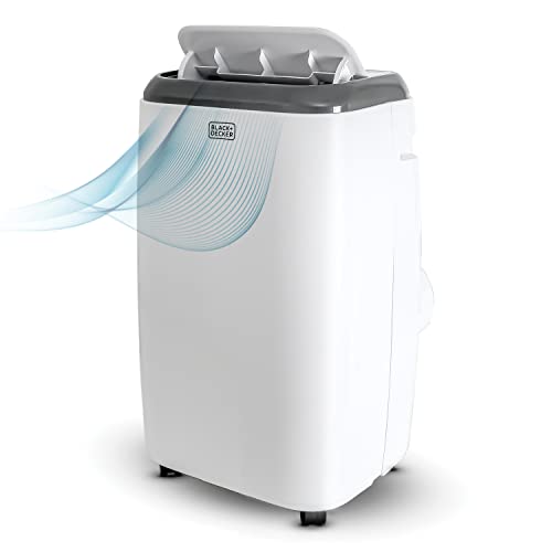 BLACK+DECKER BPP05WTB 8,000 BTU Portable Air Conditioner with Remote Control, White