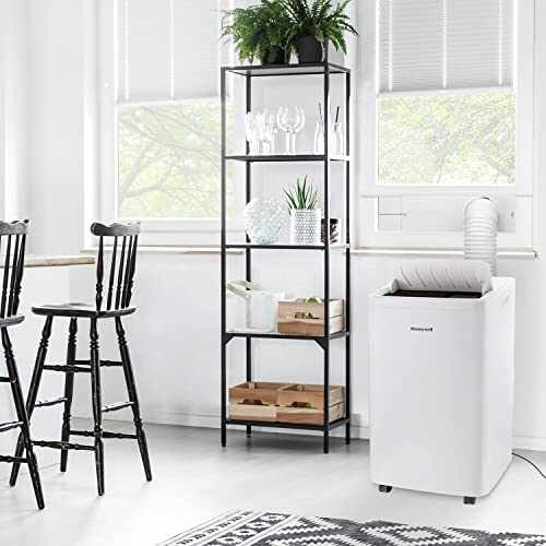 Honeywell HW2CESAWW9 12,000 BTU Portable Air Conditioner for Bedroom, Living Room, Office, Kitchen, 115V, Cools Up to 550 Sq. Ft. with Remote Control, Dehumidifier and Fan, Quiet Operation, White