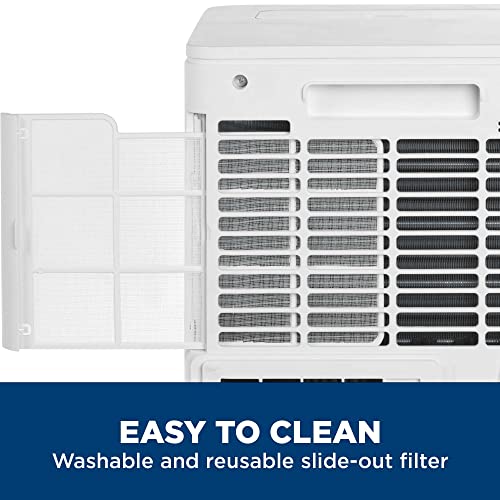 GE APFD06JASW 6,100 BTU Portable Air Conditioner for Small Rooms up to 250 sq ft., 3-in-1 with Dehumidify, Fan and Auto Evaporation, Included Window Installation Kit