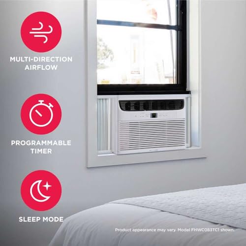 Frigidaire FHWC103TC1 Window Air Conditioner, 2024 10,000 BTU Electronic Controls, White