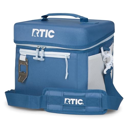 RTIC 15 Can Everyday Cooler, Soft Sided Portable Insulated Cooling for Lunch, Beach, Drink, Beverage, Travel, Camping, Picnic, for Men and Women, Pond