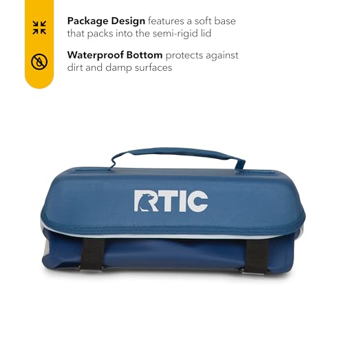 RTIC 15 Can Everyday Cooler, Soft Sided Portable Insulated Cooling for Lunch, Beach, Drink, Beverage, Travel, Camping, Picnic, for Men and Women, Pond