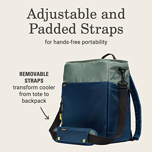 Coleman MoRph Series Insulated Soft Coolers, Leak-Proof Portable Cooler, 6/16/24 Can Capacity with Ice Retention, Ideal for Beach, Picnic, Camping, Tailgating, Groceries, Lunches