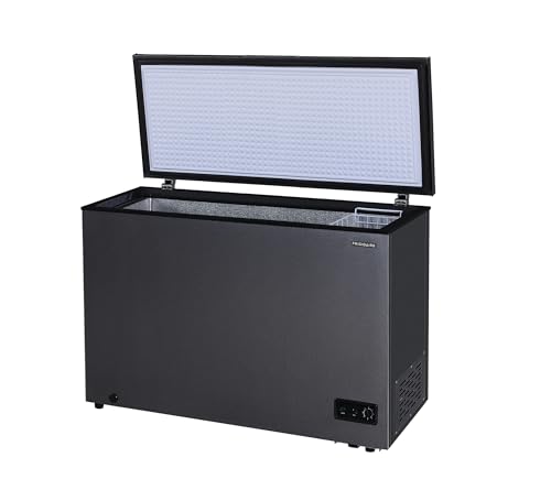 Frigidaire EFRF10136COM Chest Deep Freezer, 10 Cu. Ft. Capacity, Granita Rugged Design-Adjustable Thermostat-Removable Vinyl Coated Wire Basket-Easy Defrost Drain