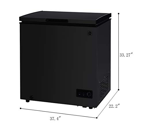 RCA FRF470-BLACK 7.0 cu. ft. Chest Freezer, Black