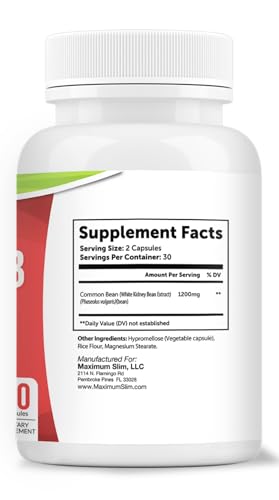 Max Slim Kidney Bean Extract for Weight Loss
