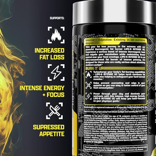 Lipo6 Black Intense Thermogenic Fat Burner 60 Pills