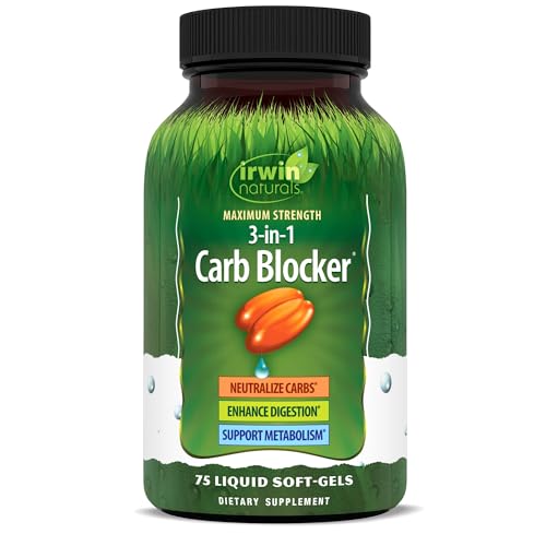Irwin Naturals 3-in-1 Carb Blocker Softgels