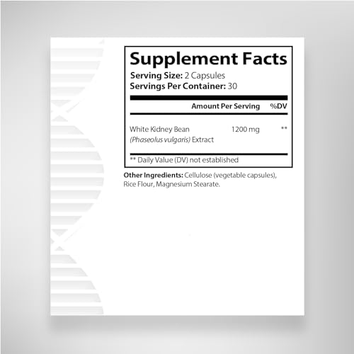 Biogenique 1200mg Kidney Bean Extract for Weight Loss