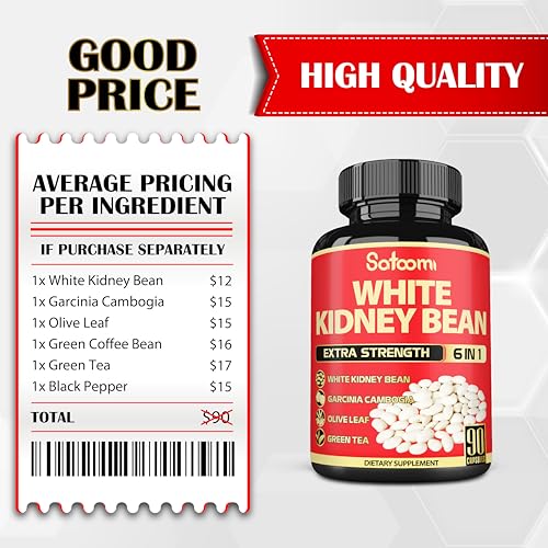 6-in-1 White Kidney Bean Extract Capsules
