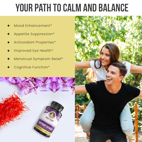 Saffron Extract Capsules for Mood and Weight Loss