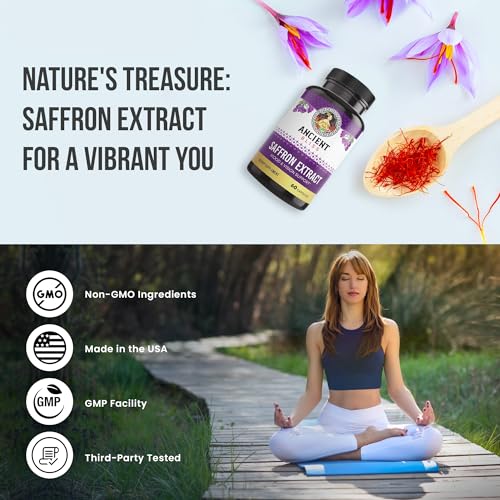Saffron Extract Capsules for Mood and Weight Loss