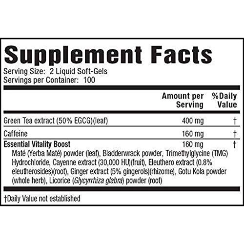 Green Tea Fat Burner - 200 Soft-Gels