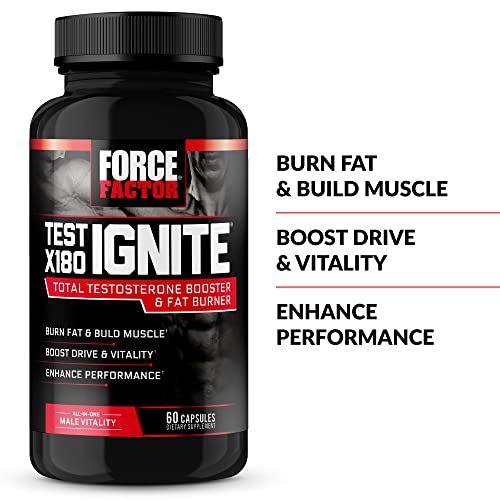 Test X180 Ignite: Testosterone Boost & Fat Burn