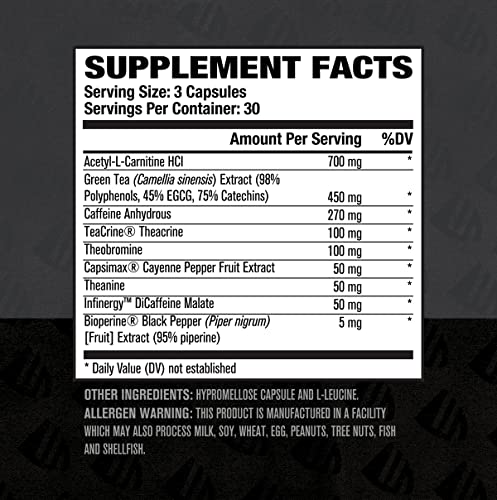 Jacked Factory Burn XT Thermogenic Fat Burner Pills