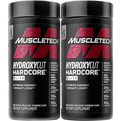 Hydroxycut Hardcore Elite - 200 Thermo Caps Total