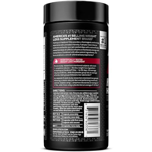 Hydroxycut Hardcore Elite - 200 Thermo Caps Total