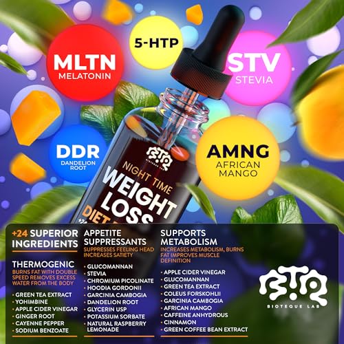 Nighttime Weight Loss Drops: Appetite Control & Boost