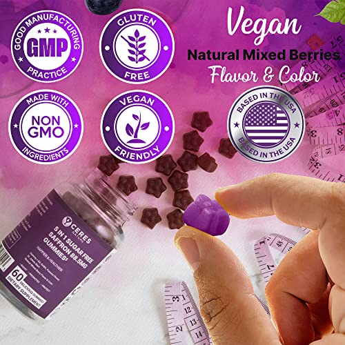 Saffron Extract Gummies for Appetite Control & Energy