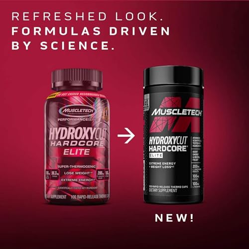 Hydroxycut Hardcore Elite - 200 Thermo Caps Total