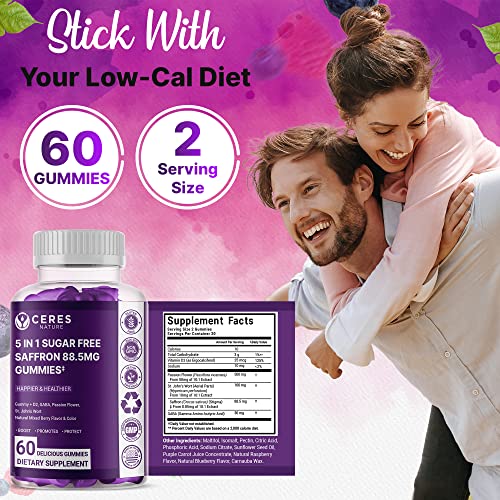 Saffron Extract Gummies for Appetite Control & Energy