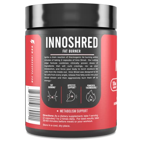 Inno Shred Daytime Fat Burner Capsules, 60 Veggie Caps