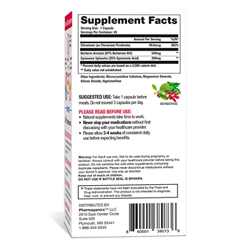 Carb Blocker Supplement with Berberine and Gymnema