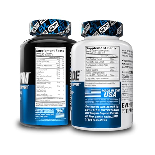 EVL Weight Loss Support Stack: Thermogenic Fat Burners