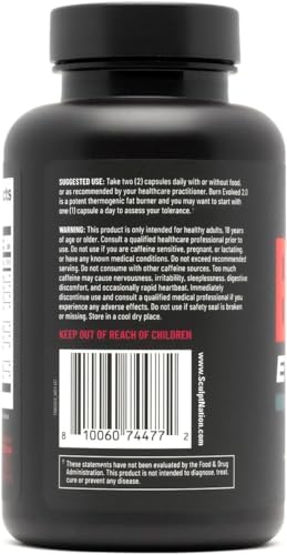 Sculpt Nation Thermogenic Fat Burner Capsules for Weight Loss