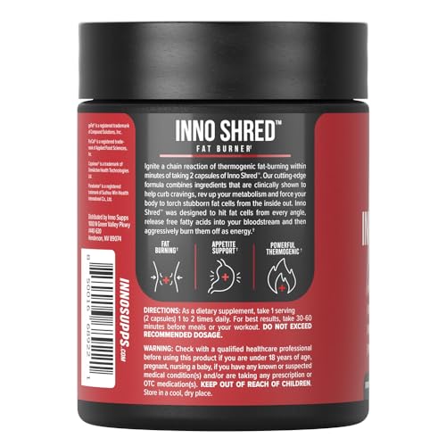 Inno Shred Daytime Fat Burner Capsules, 60 Veggie Caps