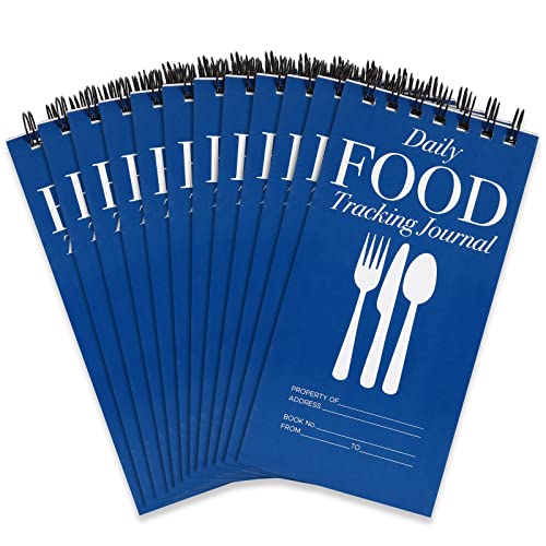 12-Pack Daily Food Journal for Weight Loss
