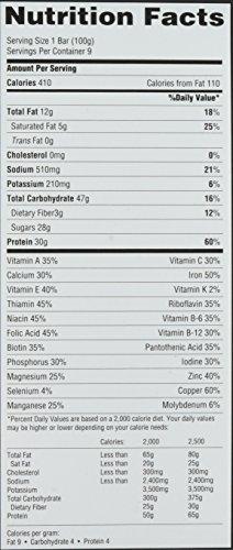 MET-Rx Big 100 Colossal Protein Bars - Peanut Butter Pretzel (9 Pack)