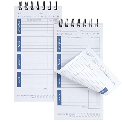 12-Pack Daily Food Journal for Weight Loss